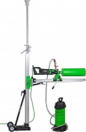 Эксплуатация универсальной станины для алмазного бурения Eibenstock USD 182 Up-Side-Down Эксплуатация универсальной станины для алмазного бурения Eibenstock USD 182 Up-Side-Down