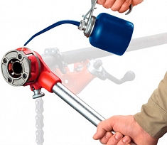 Применение клуппов ручных трубных резьбонарезных Ridgid 11-R BSPT RH Alloy 1/2"-1 1/4"