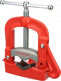 Верстачные откидные тиски для труб Ridgid 27A вид справа