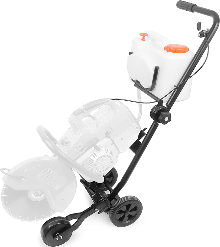 Применение тележки бензореза Messer ECF350